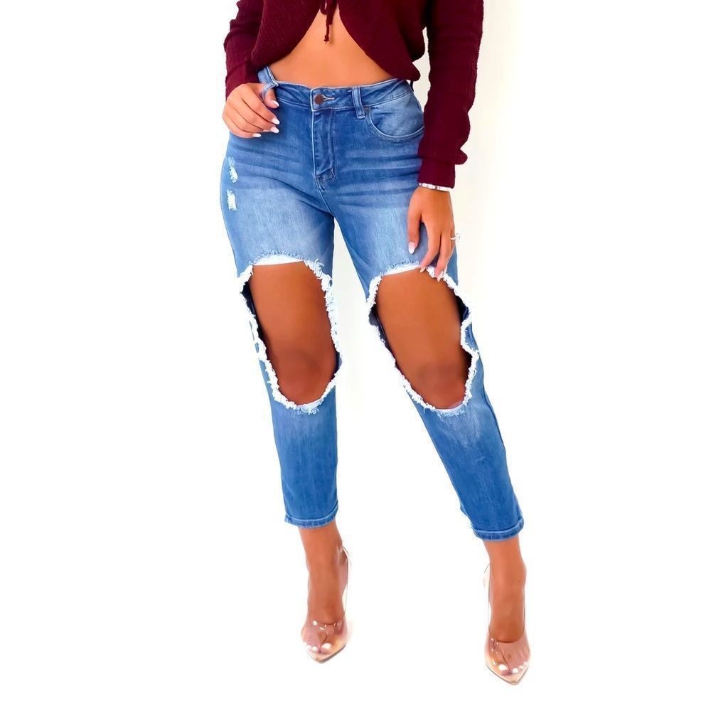 Ankle Jeans - Medium Wash